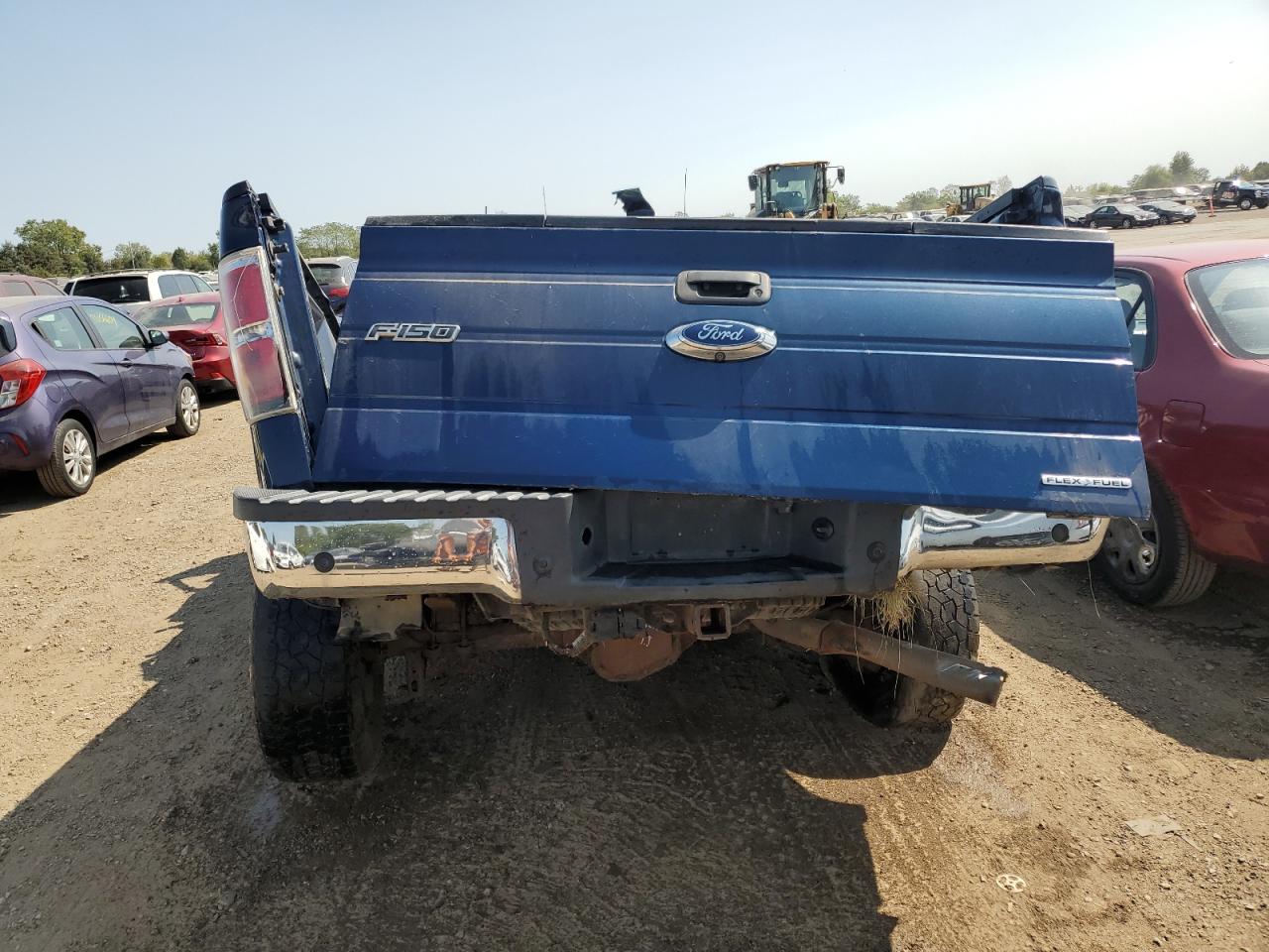 2013 Ford F-150 VIN 1FTFX1EF3DKE35940 Copart auction photo, top/roof damage thumbnail 6