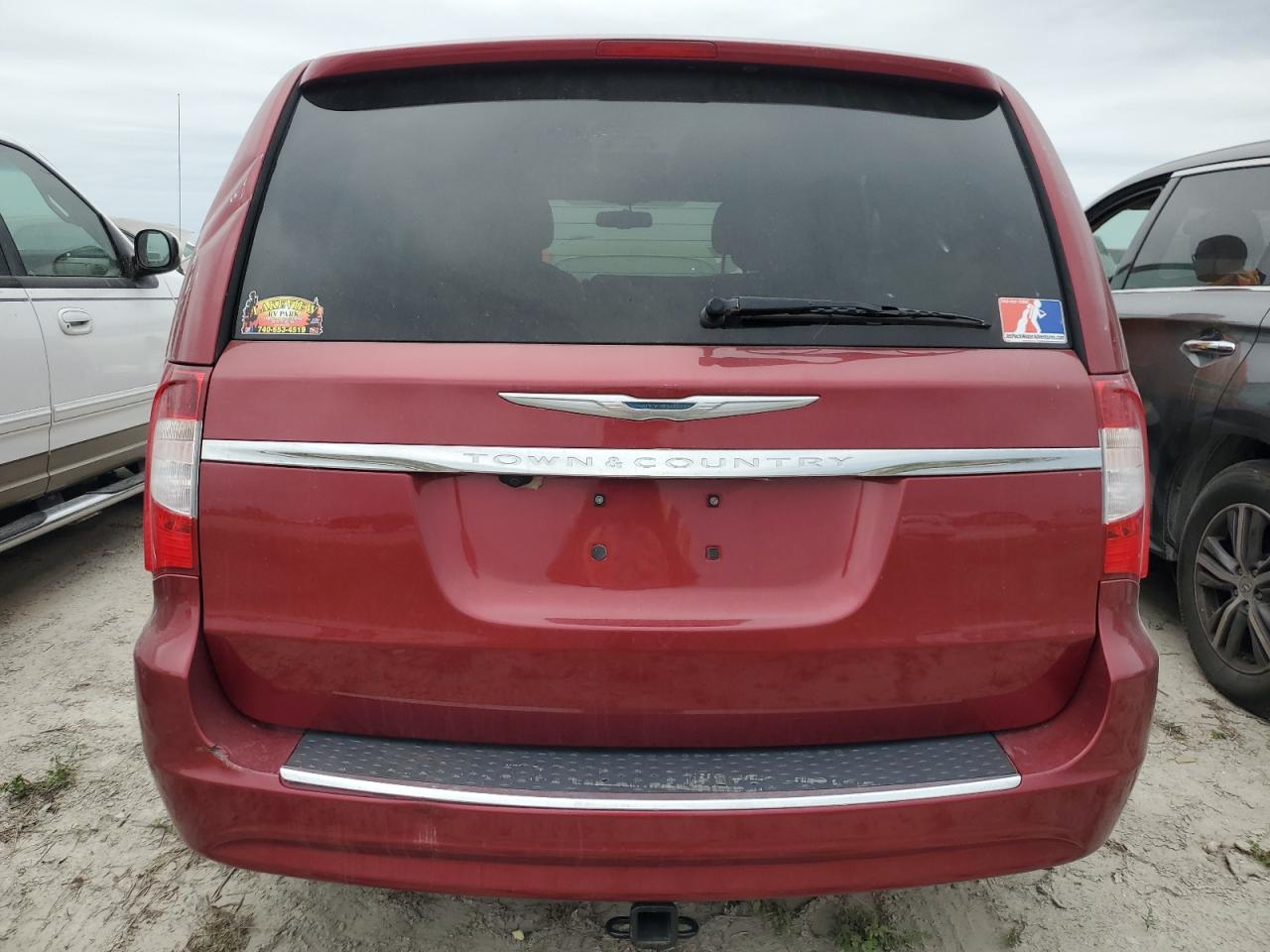 2014 Chrysler Town & Country VIN 2C4RC1BG4ER303956 Copart auction photo, water/flood damage thumbnail 6