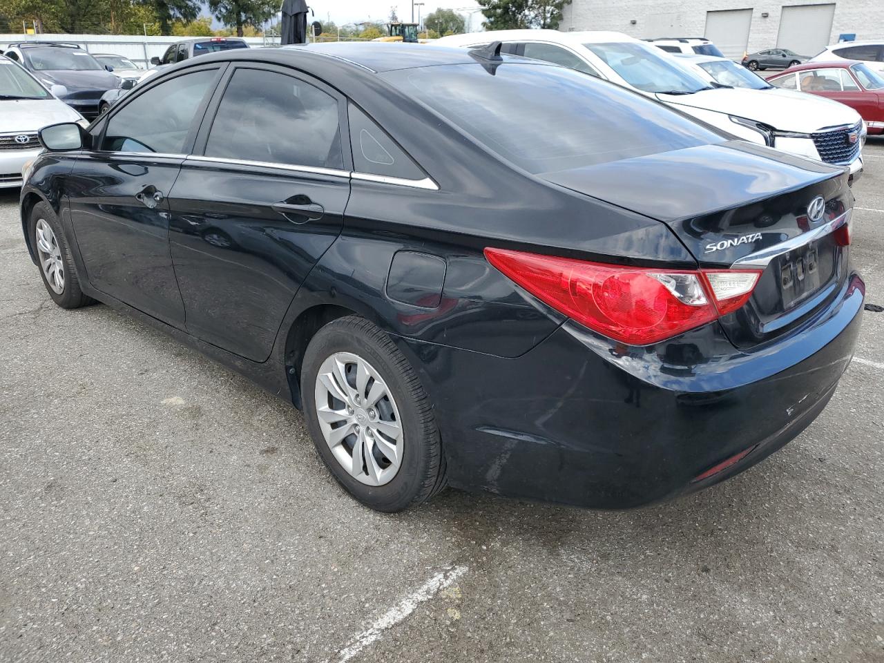 2011 Hyundai Sonata VIN 5NPEB4AC5BH266779 Copart auction photo, vandalism damage thumbnail 2