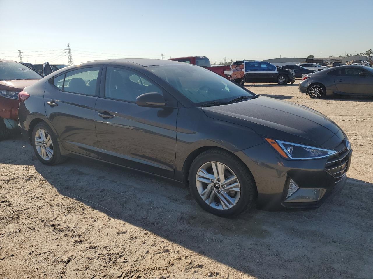 2020 Hyundai Elantra VIN 5NPD84LFXLH573562 Copart auction photo, normal wear / minor dent/scratches damage thumbnail 4
