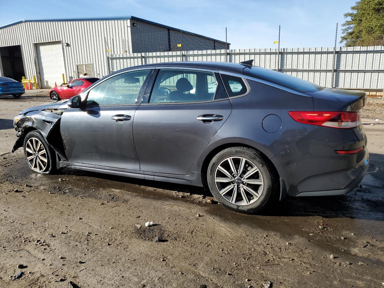 2019 KIA Optima VIN 5XXGT4L39KG295569 Copart auction photo, front end / rear end damage thumbnail 2