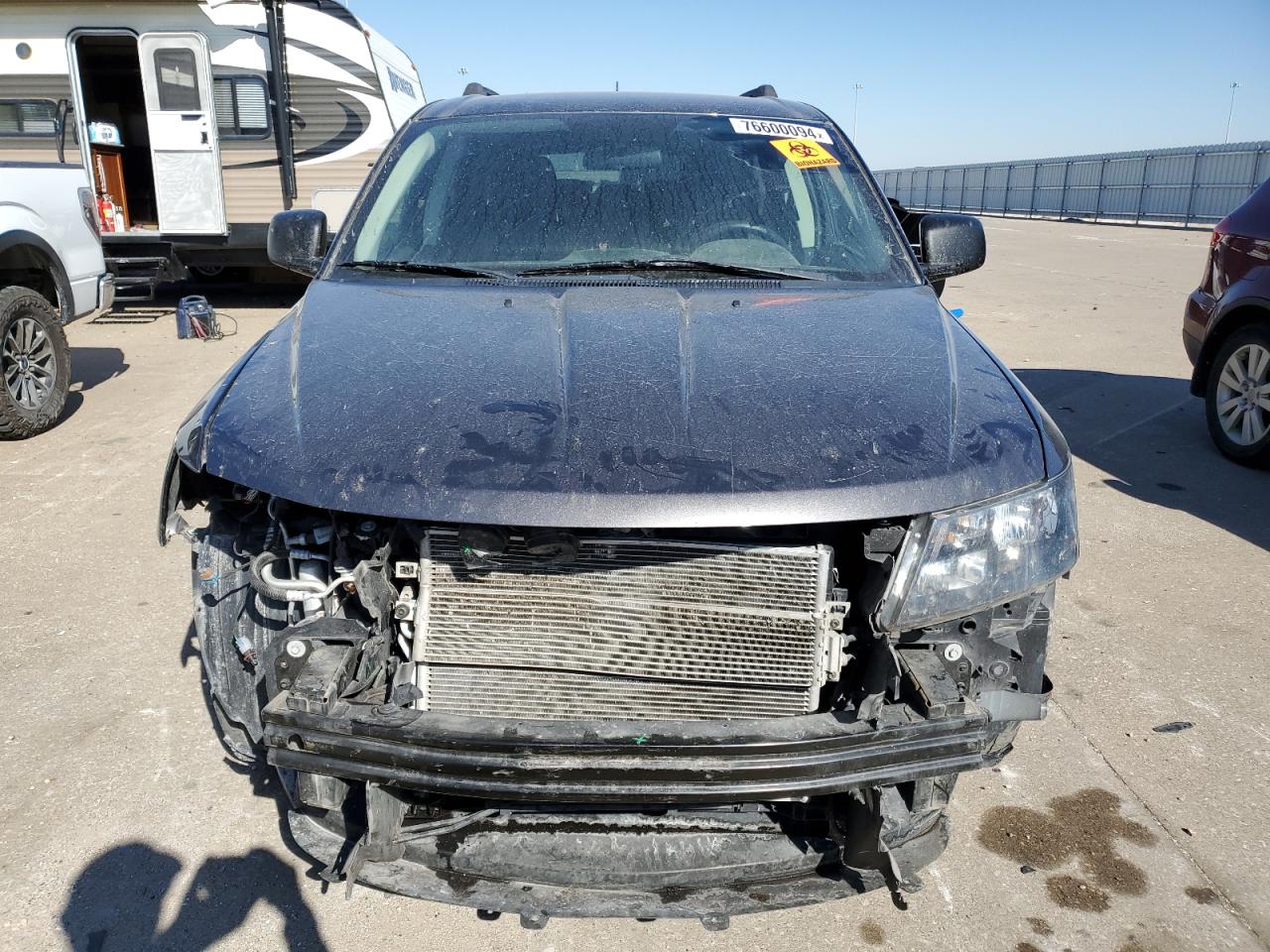 2018 Dodge Journey VIN 3C4PDCAB3JT242287 Copart auction photo, front end / side damage thumbnail 5