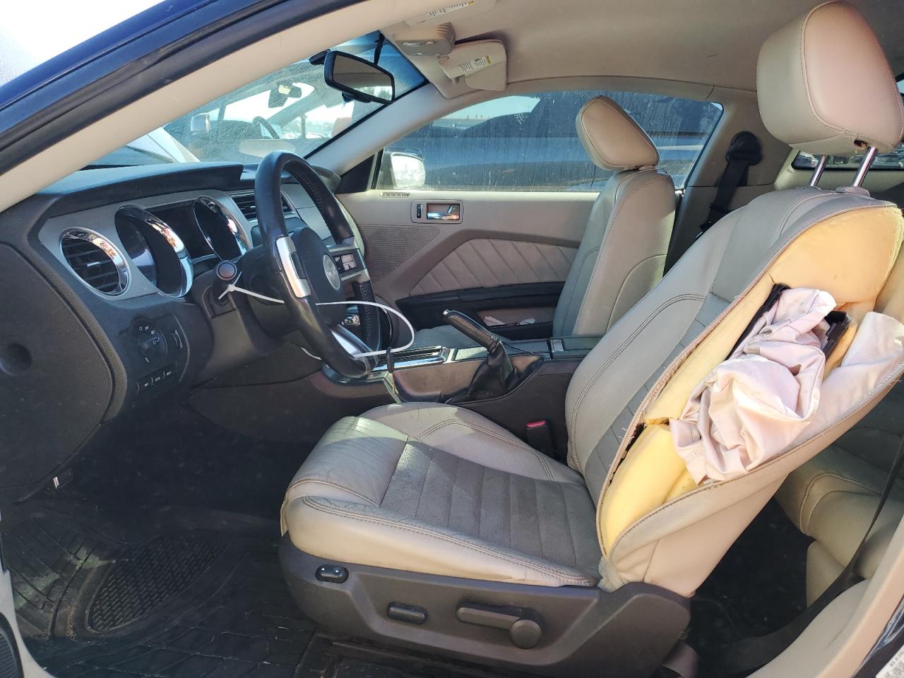 2010 Ford Mustang VIN 1ZVBP8AN1A5131940 Copart auction photo, all over damage thumbnail 7