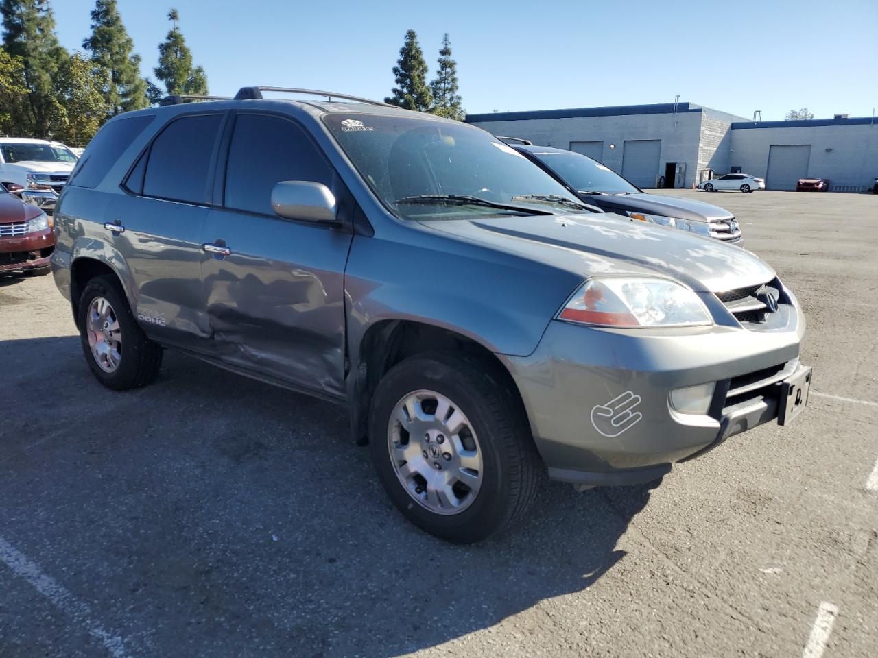 2001 Acura MDX VIN 2HNYD18261H507334 Copart auction photo, side damage thumbnail 4