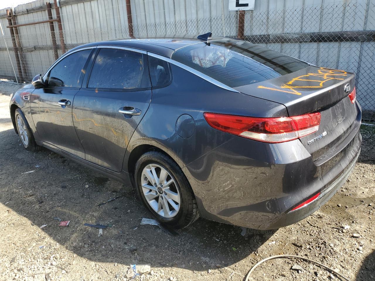 2016 KIA Optima VIN KNAGT4L31G5117633 Copart auction photo, vandalism damage thumbnail 2