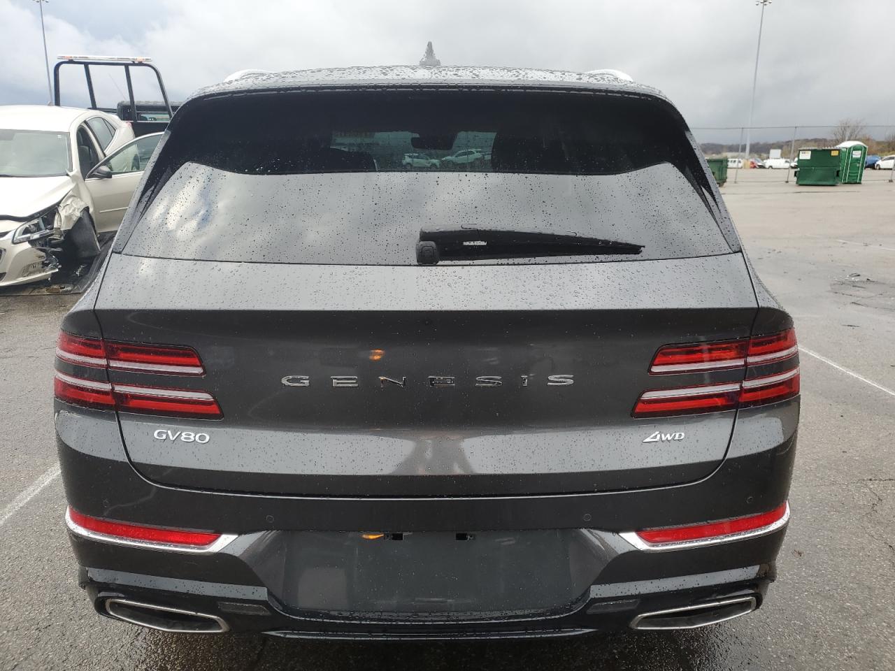 2023 Genesis Gv80 VIN KMUHBDSBXPU147476 Copart auction photo, front end damage thumbnail 6