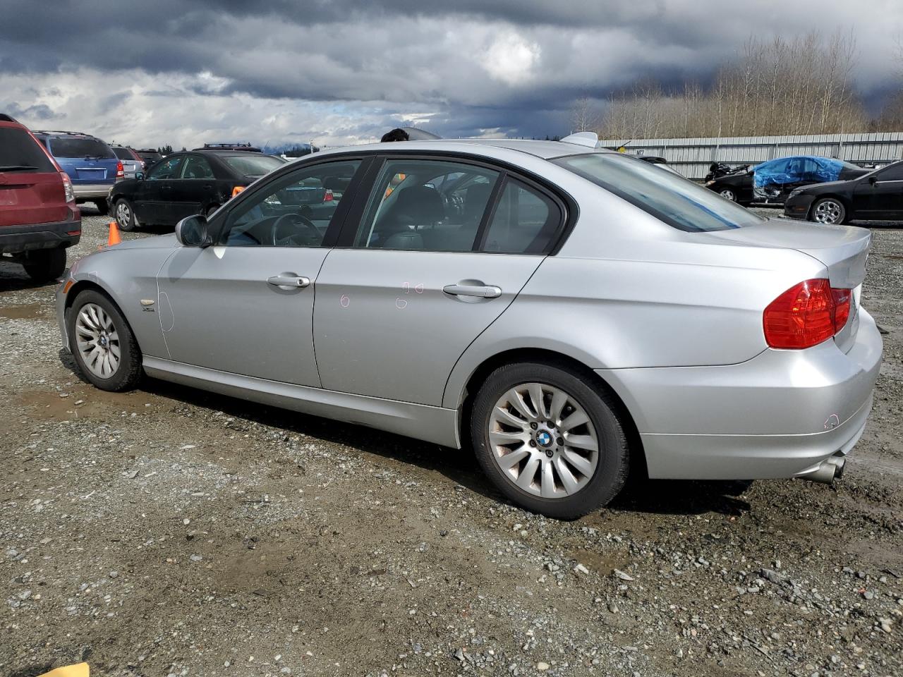 2009 BMW 3er VIN WBAPK73519A452651 Copart auction photo, front end / side damage thumbnail 2