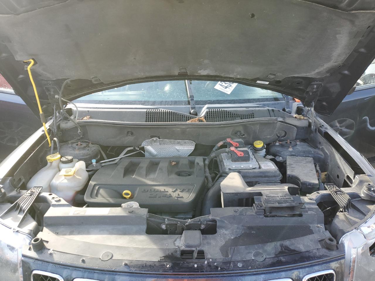 2014 Jeep Compass VIN 1C4NJDBB7ED673909 Copart auction photo, side / front end damage thumbnail 12