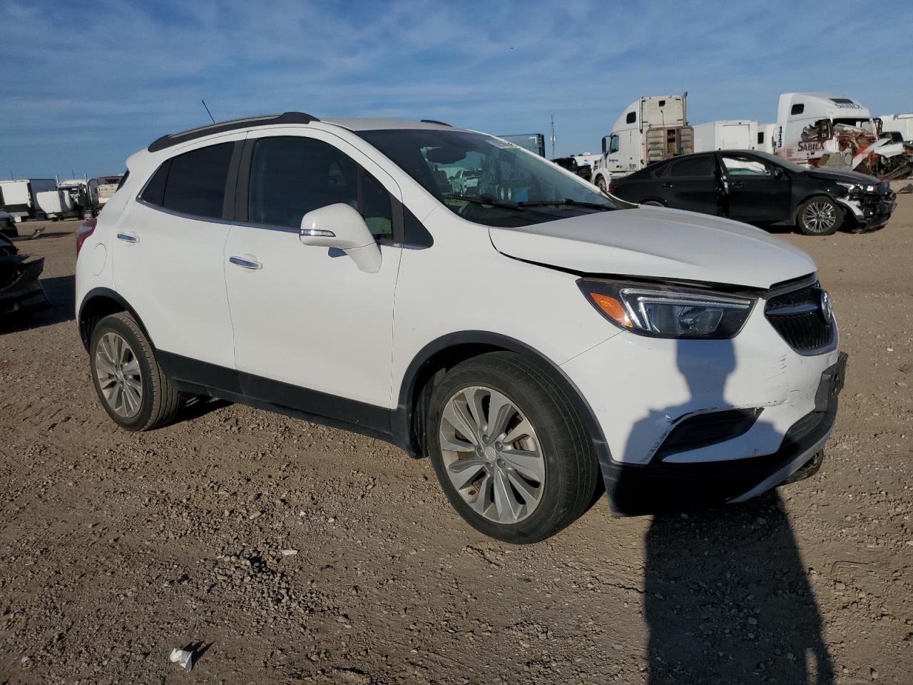 2018 Buick Encore VIN KL4CJASB0JB547008 Copart auction photo, front end / rear end damage thumbnail 4