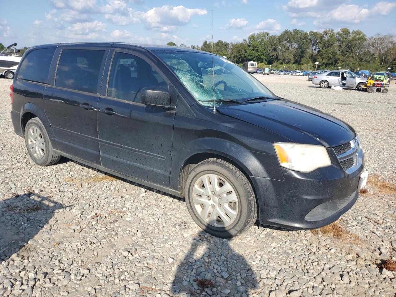 2014 Dodge Caravan VIN 2C4RDGBG3ER130818 Copart auction photo, water/flood / front end damage thumbnail 4