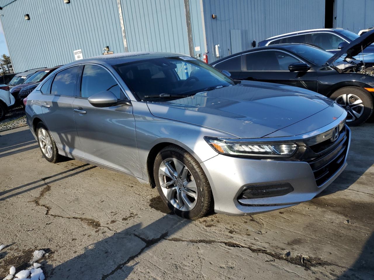 2018 Honda Accord VIN 1HGCV1F15JA082292 Copart auction photo, side / rear end damage thumbnail 4