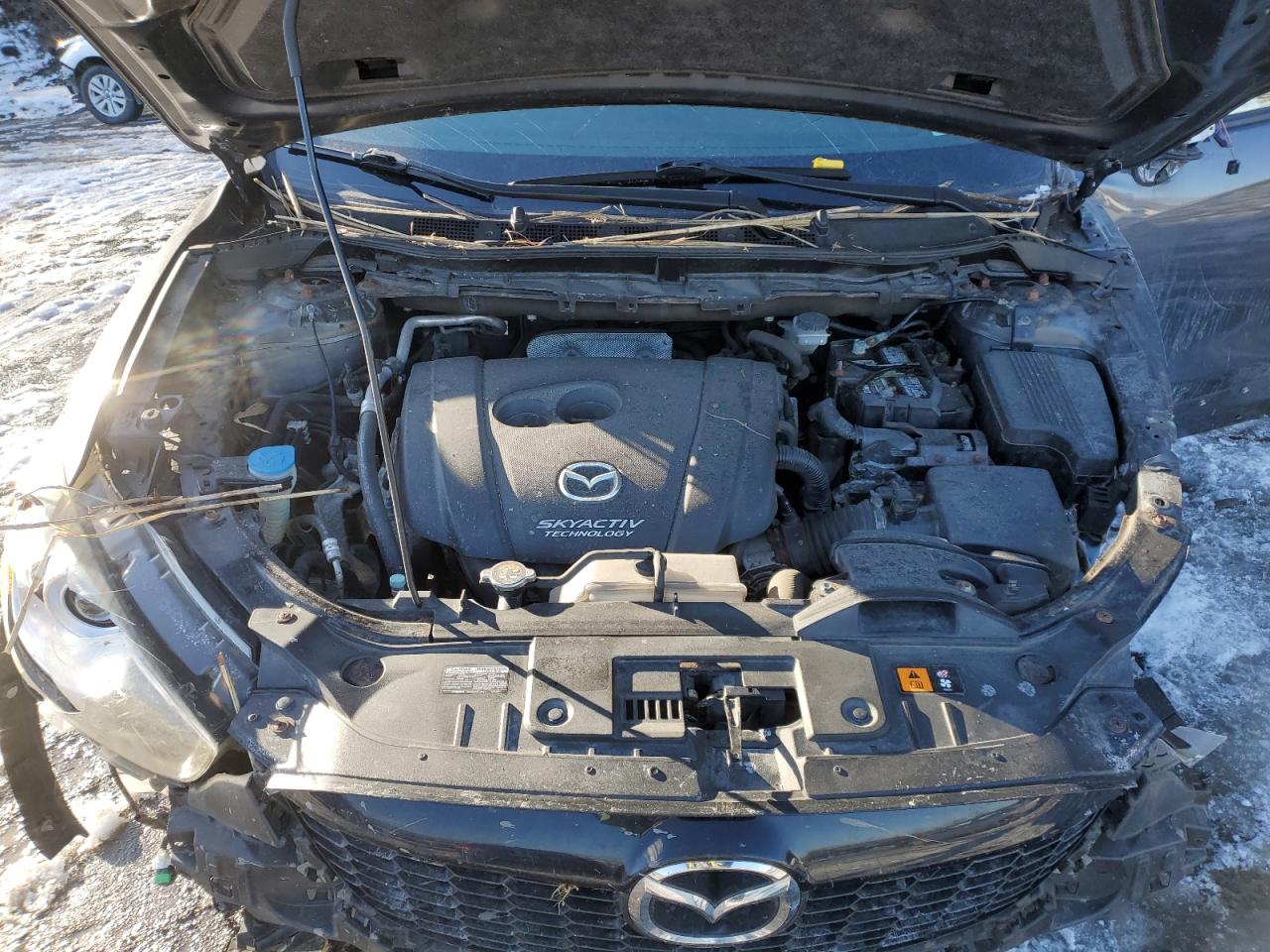 2014 Mazda CX-5 VIN JM3KE4CY5E0307200 Copart auction photo, front end / all over damage thumbnail 12