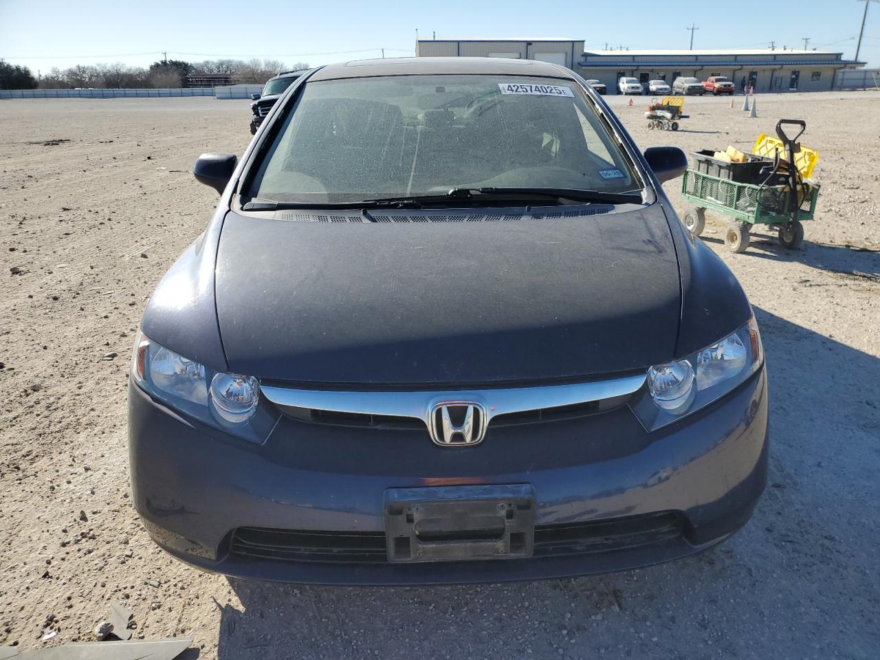 2007 Honda Civic VIN 1HGFA16877L020542 Copart auction photo, side damage thumbnail 5