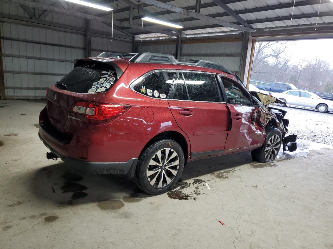 2015 Subaru Outback VIN 4S4BSBJCXF3362332 Copart auction photo, front end / side damage thumbnail 3