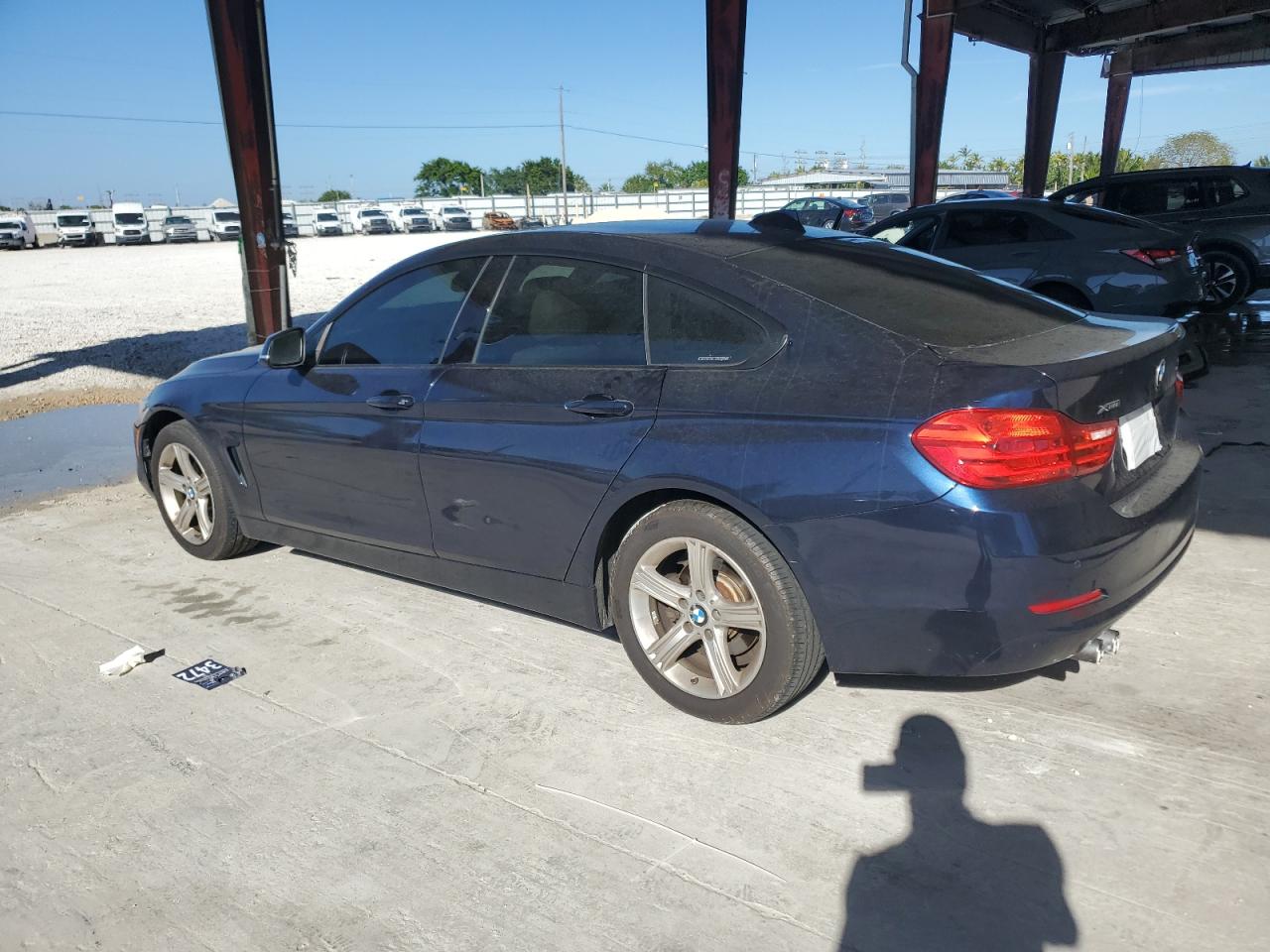 2015 BMW 4er VIN WBA4C9C54FD330243 Copart auction photo, water/flood damage thumbnail 2