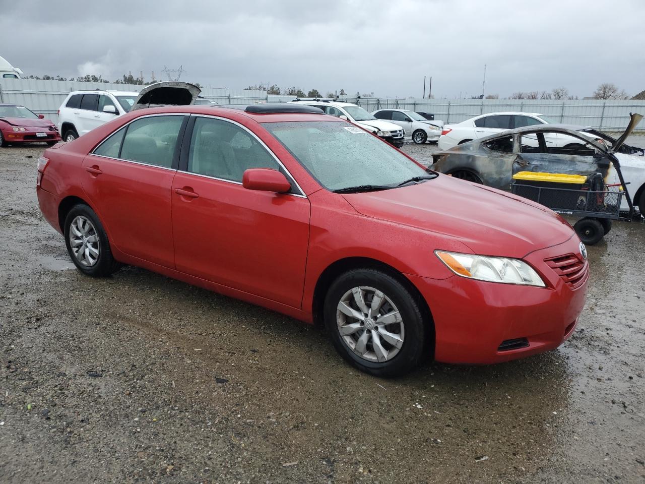 2007 Toyota Camry VIN 4T4BE46K97R006670 Copart auction photo, mechanical damage thumbnail 4