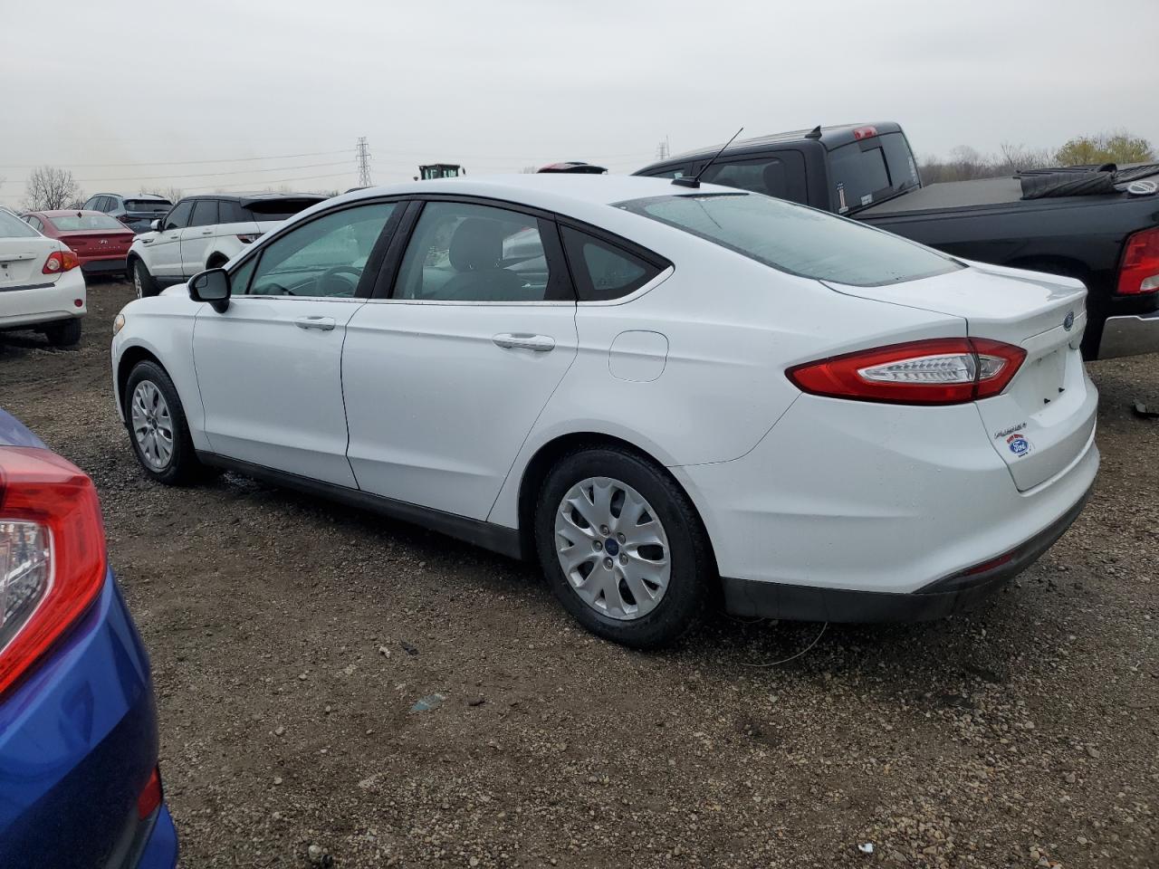 2014 Ford Fusion VIN 1FA6P0G78E5384120 Copart auction photo, side damage thumbnail 2