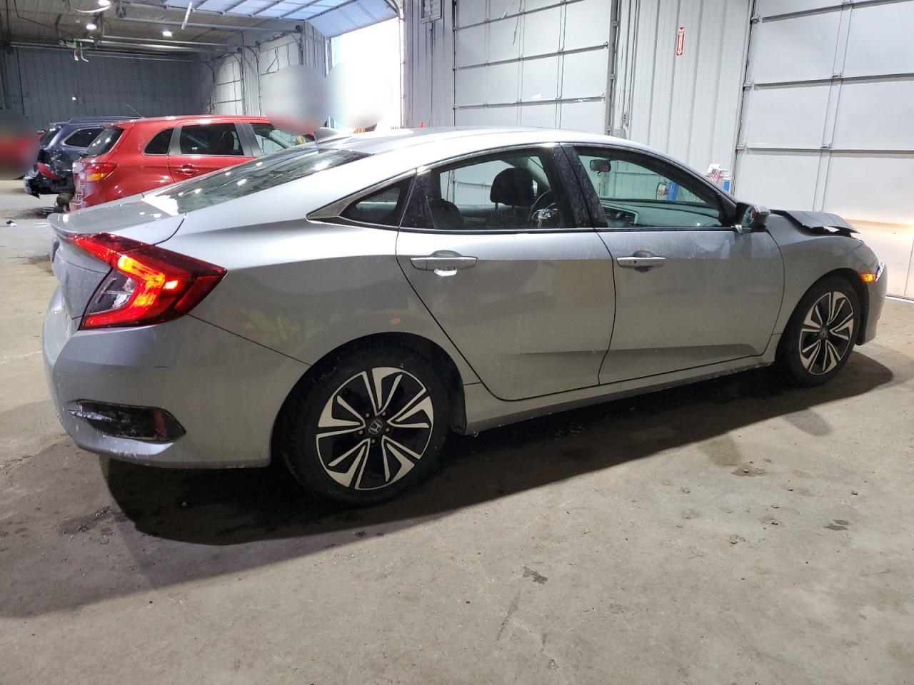2017 Honda Civic VIN 19XFC1F38HE201186 Copart auction photo, front end damage thumbnail 3