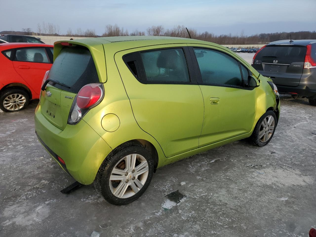 2014 Chevrolet Spark VIN KL8CD6S93EC429664 Copart auction photo, front end damage thumbnail 3