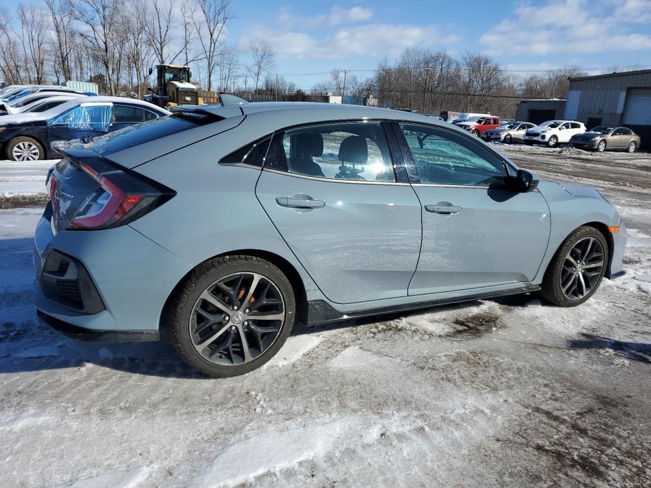 2020 Honda Civic VIN SHHFK7H44LU416027 Copart auction photo, side damage thumbnail 3