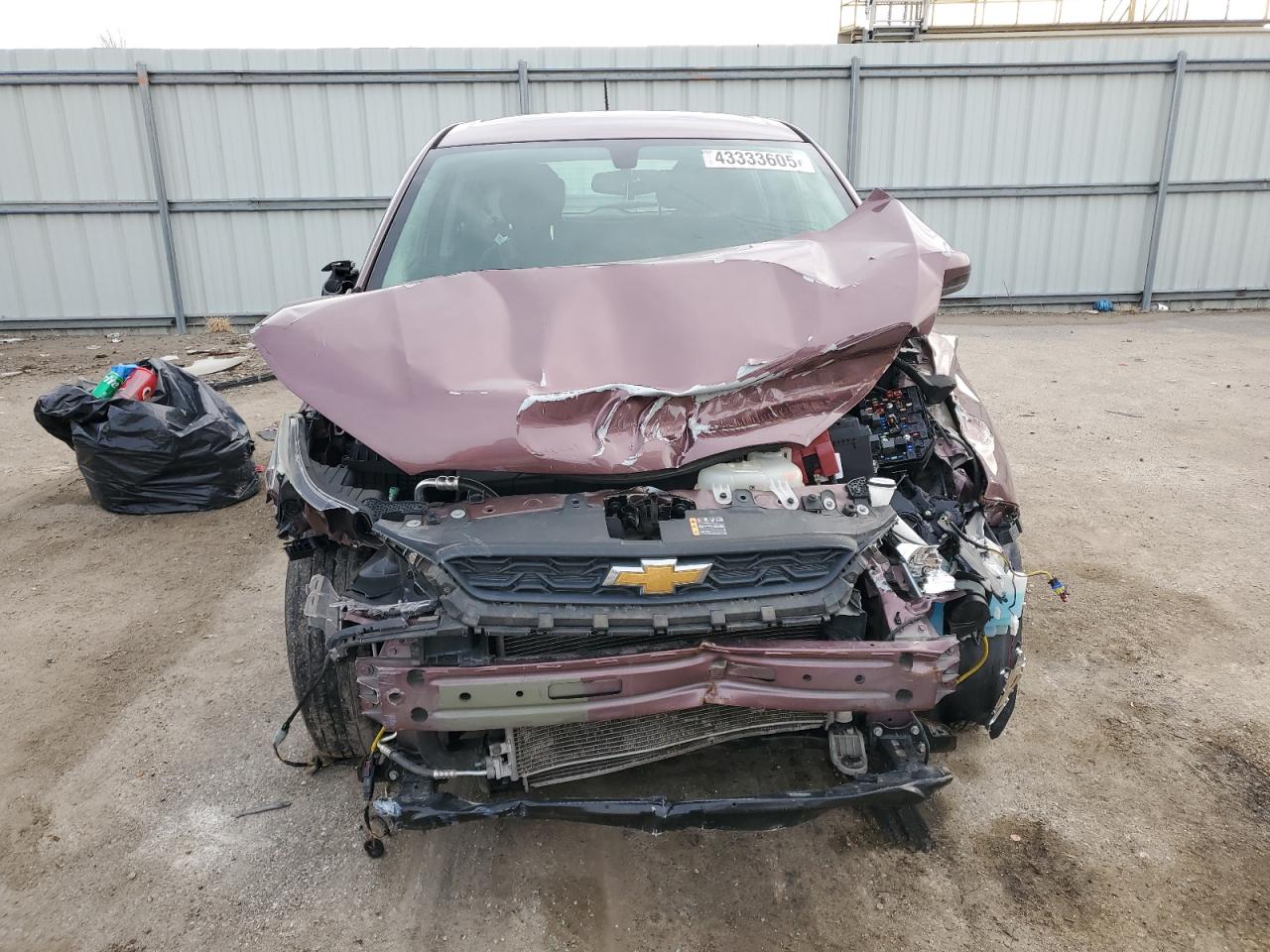 2019 Chevrolet Spark VIN KL8CD6SA4KC730613 Copart auction photo, front end damage thumbnail 5
