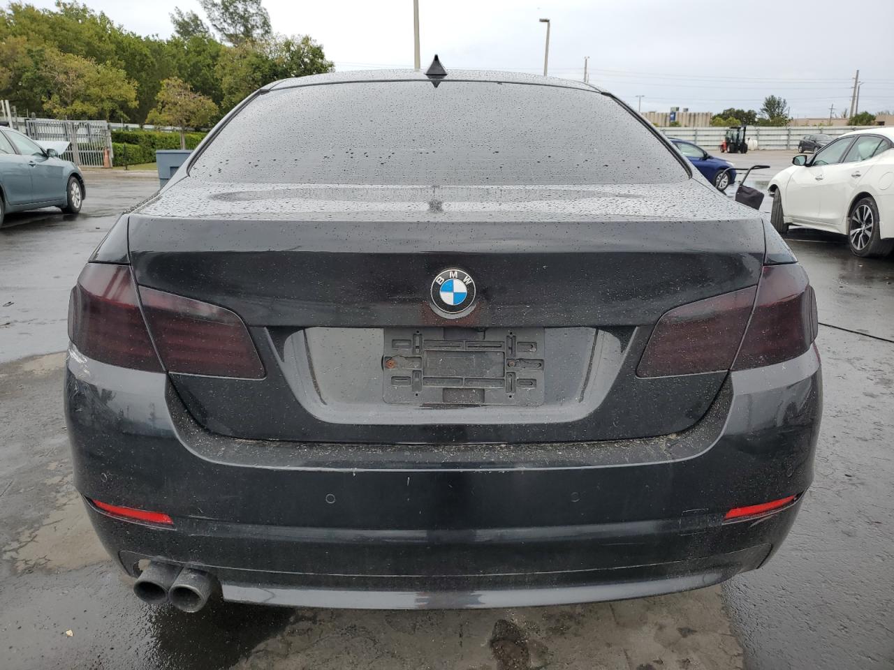 2012 BMW 5er VIN WBAXH5C54CDW04057 Copart auction photo, front end / rear end damage thumbnail 6