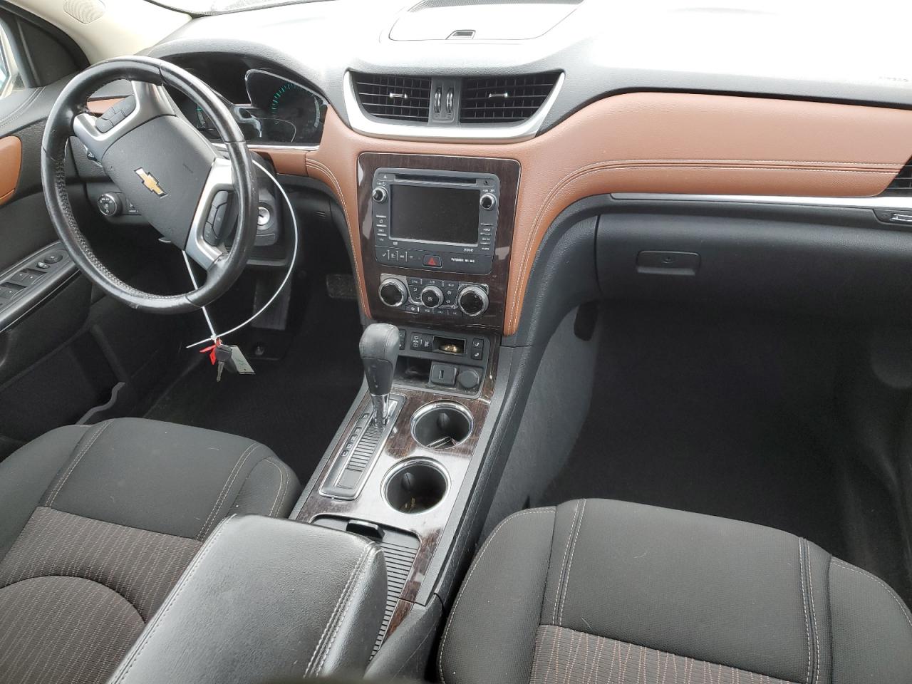 2015 Chevrolet Traverse VIN 1GNKRGKD4FJ375519 Copart auction photo, front end damage thumbnail 8