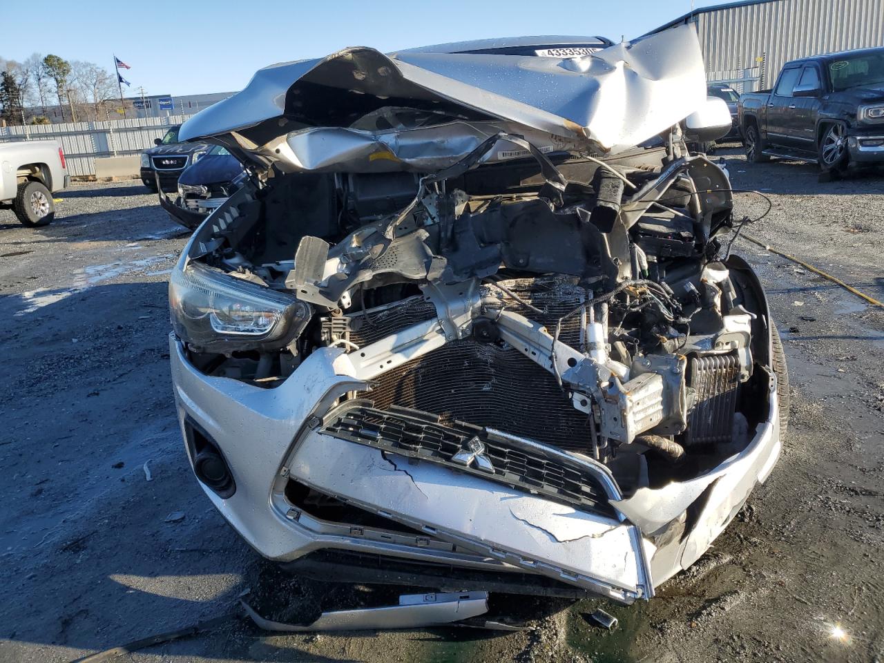 2015 Mitsubishi Outlander VIN 4A4AP3AU6FE005226 Copart auction photo, front end damage thumbnail 5
