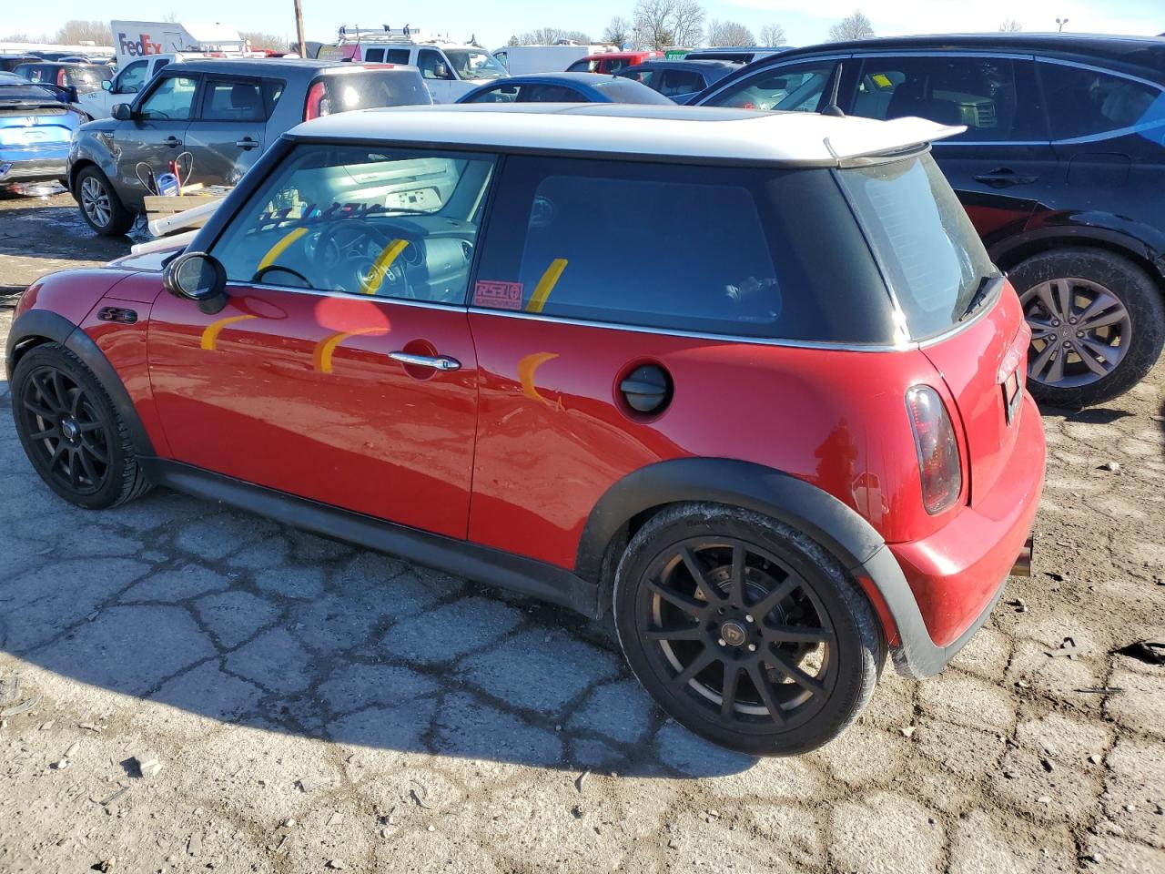 2004 MINI Cooper VIN WMWRE33464TD81592 Copart auction photo, rear end / minor dent/scratches damage thumbnail 2