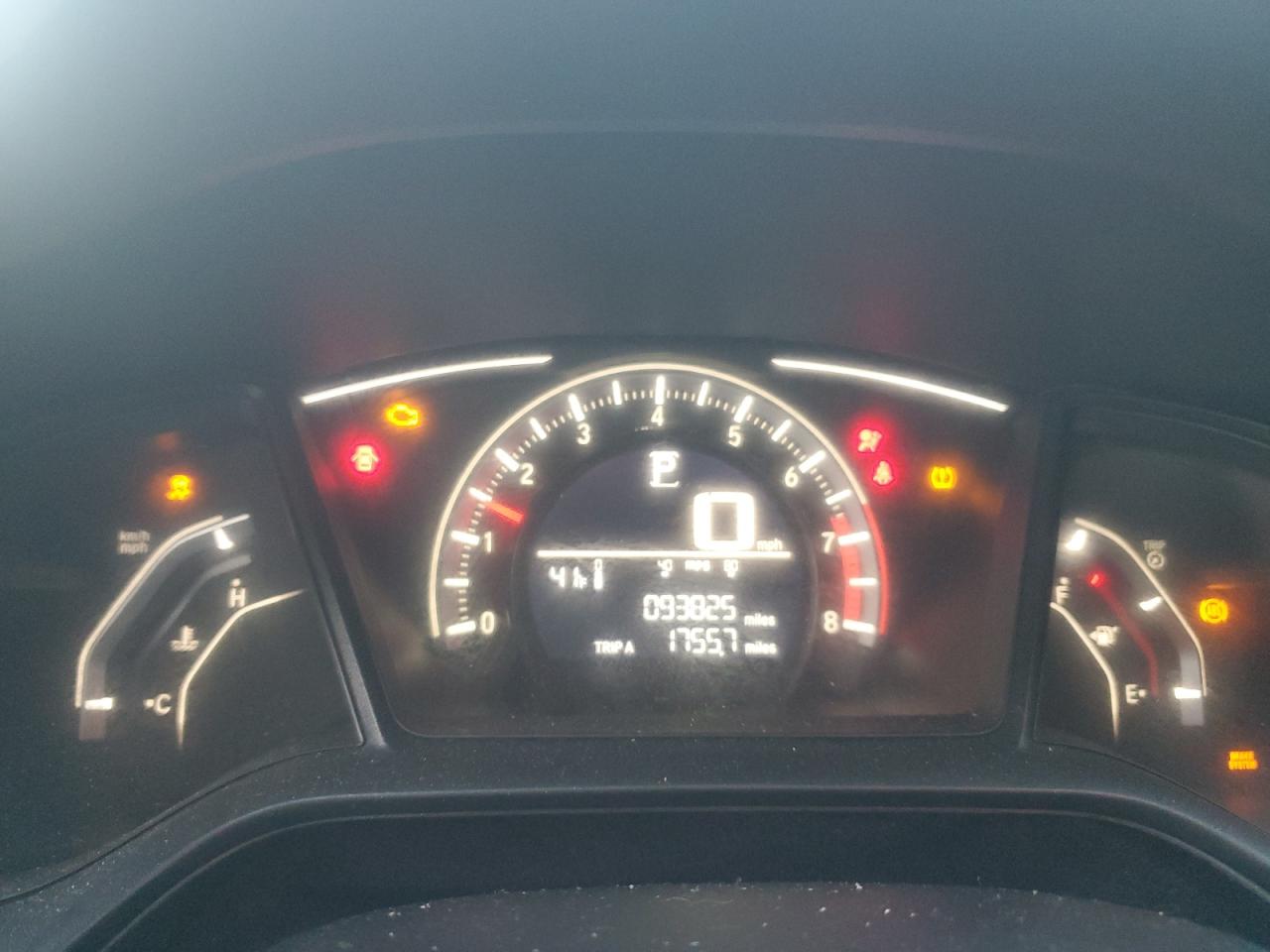 2017 Honda Civic VIN 19XFC2F57HE063566 Copart auction photo, all over damage thumbnail 9