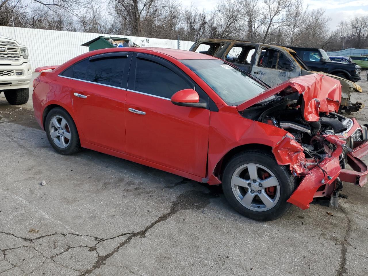 2015 Chevrolet Cruze VIN 1G1PC5SBXF7287051 Copart auction photo, front end damage thumbnail 4