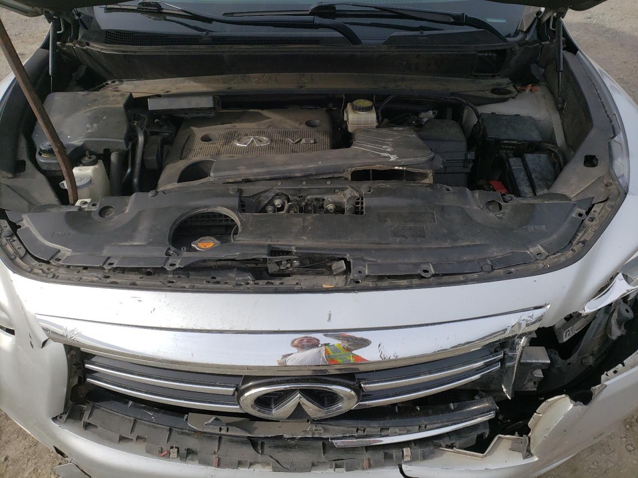 2014 Infiniti QX60 VIN 5N1AL0MM9EC532633 Copart auction photo, front end damage thumbnail 13