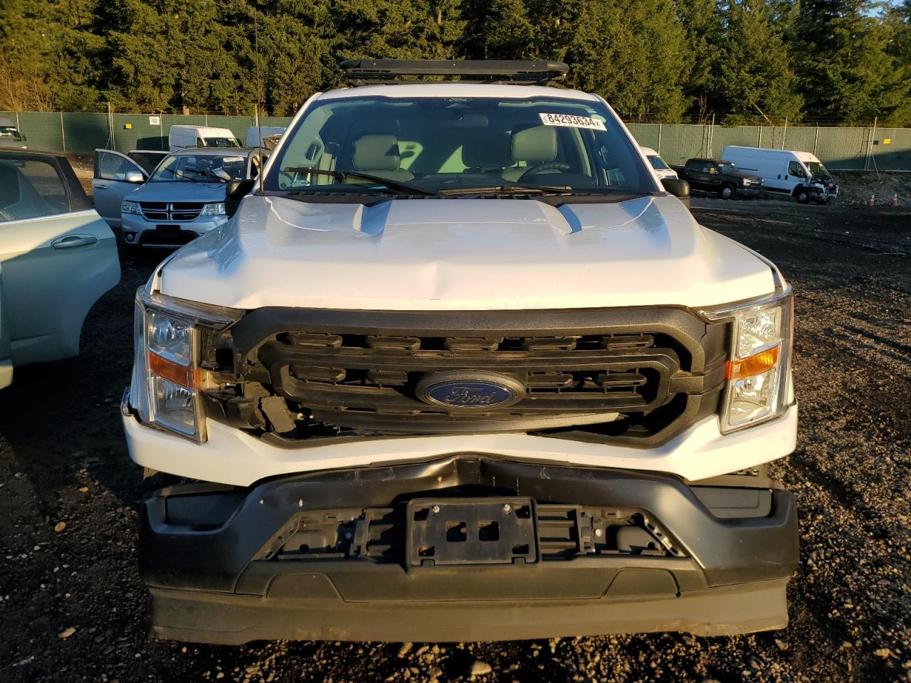 2022 Ford F-150 VIN 1FTMF1CB7NKD98757 Copart auction photo, front end damage thumbnail 5