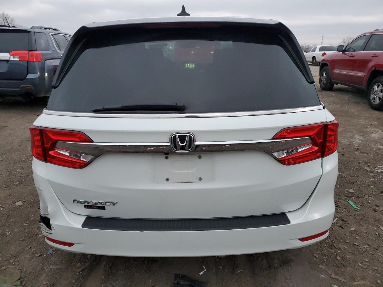 2020 Honda Odyssey VIN 5FNRL6H76LB036333 Copart auction photo, rear end damage thumbnail 6