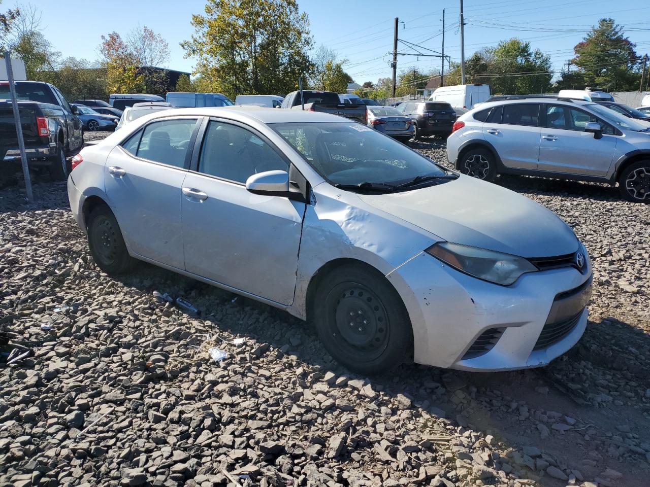 2015 Toyota Corolla VIN 2T1BURHE9FC379791 Copart auction photo, rear end damage thumbnail 4