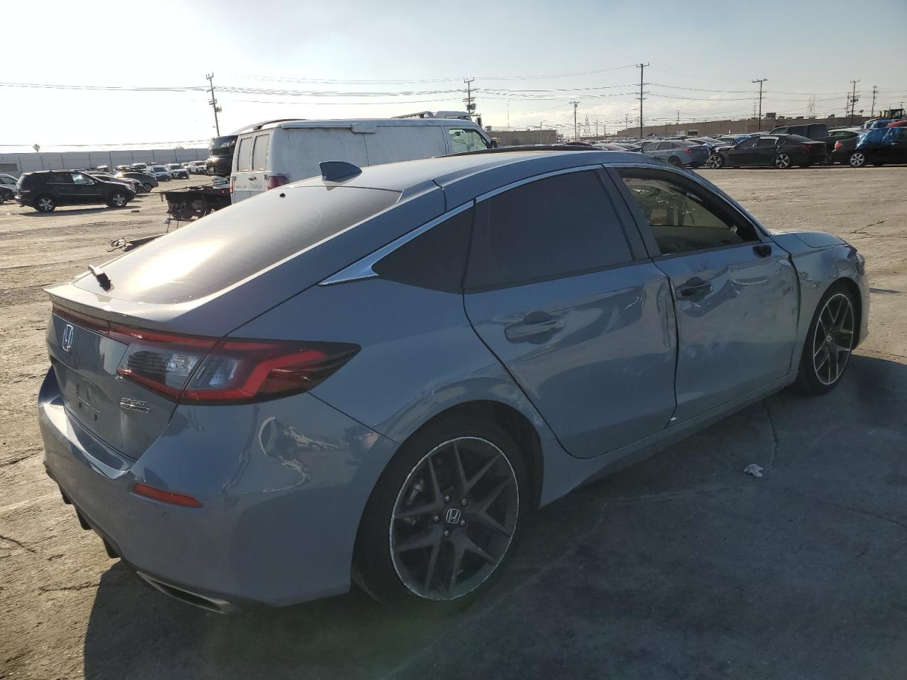 2024 Honda Civic VIN 19XFL1H87RE027542 Copart auction photo, rollover / all over damage thumbnail 3