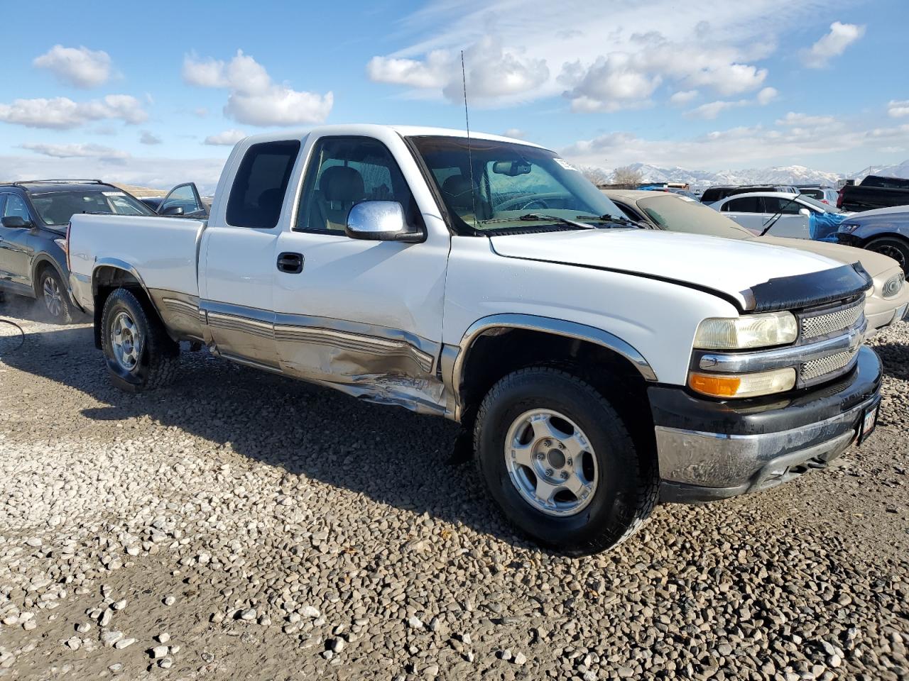 1999 Chevrolet Silverado VIN 1GCEK19T5XE116374 Copart auction photo, side damage thumbnail 4