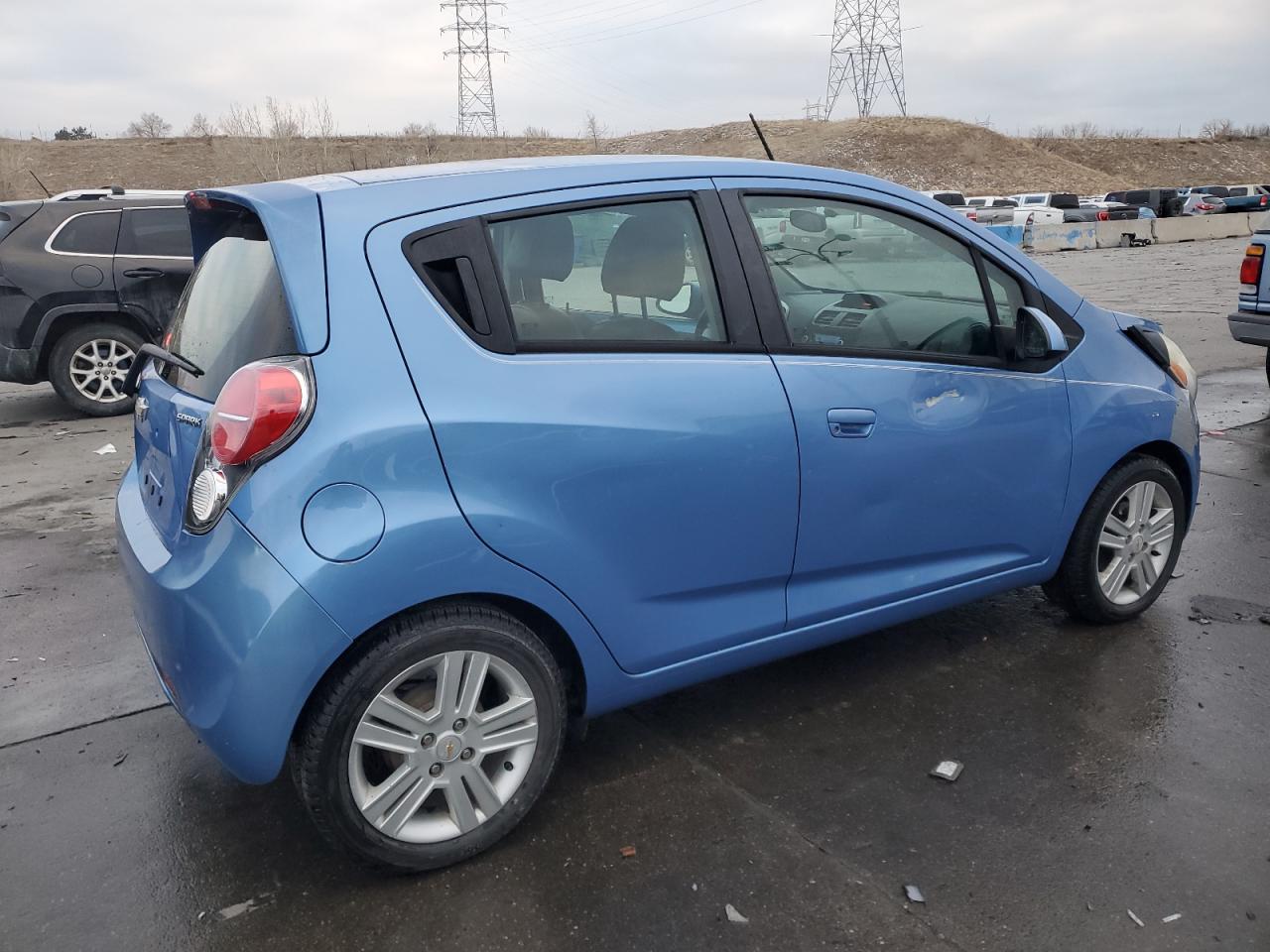 2013 Chevrolet Spark VIN KL8CB6S93DC624250 Copart auction photo, front end / side damage thumbnail 3