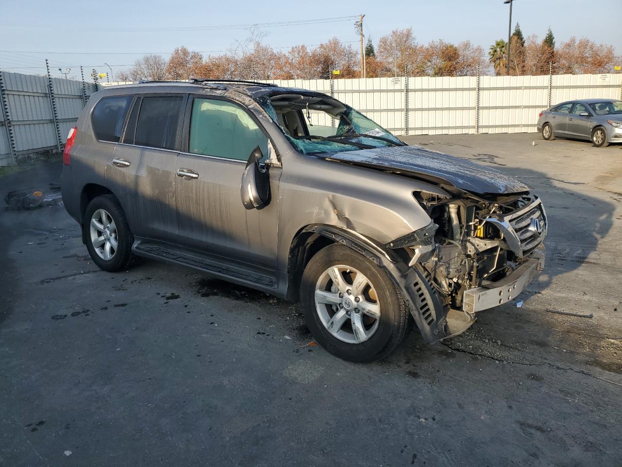 2011 Lexus GX VIN JTJBM7FX8B5020154 Copart auction photo, all over damage thumbnail 4