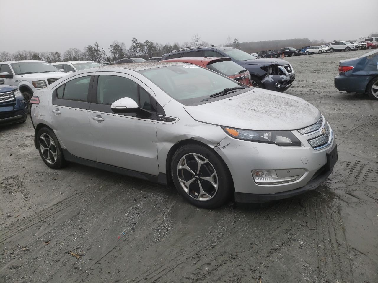 2013 Chevrolet Volt VIN 1G1RD6E44DU136097 Copart auction photo, rear end / side damage thumbnail 4