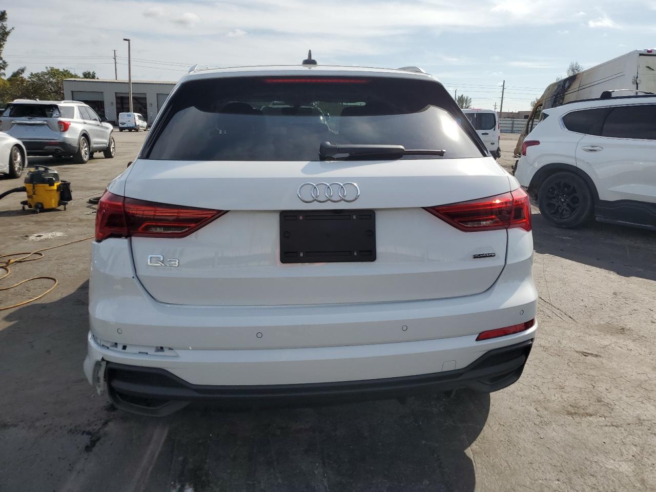 2024 Audi Q3 VIN WA1EECF31R1145608 Copart auction photo, side / rear end damage thumbnail 6
