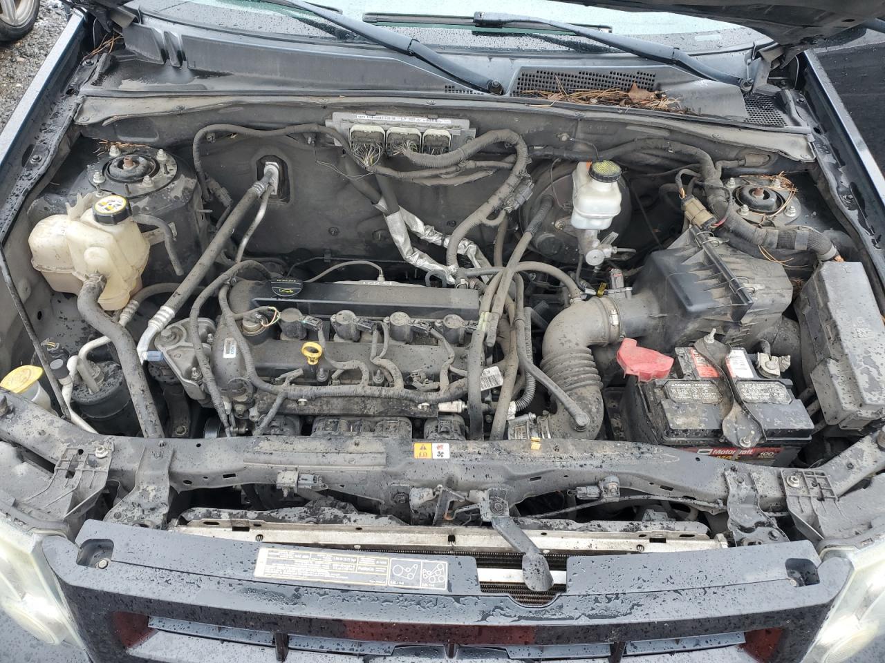 2011 Ford Escape VIN 1FMCU0D74BKA16178 Copart auction photo, front end / rear end damage thumbnail 12