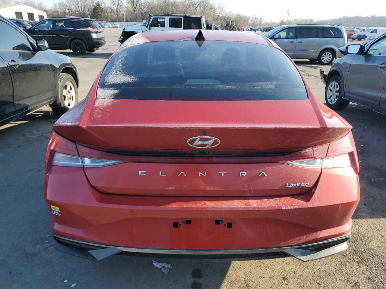 2021 Hyundai Elantra VIN KMHLP4AG2MU152660 Copart auction photo, front end damage thumbnail 6