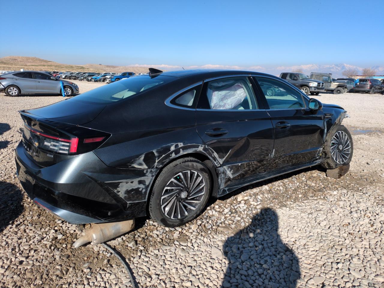 2024 Hyundai Sonata VIN KMHL34JJ7RA090821 Copart auction photo, front end damage thumbnail 3