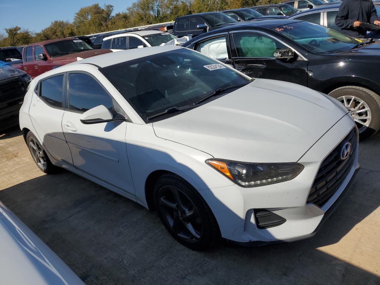 2020 Hyundai Veloster VIN KMHTG6AF1LU022841 Copart auction photo, rear end damage thumbnail 4