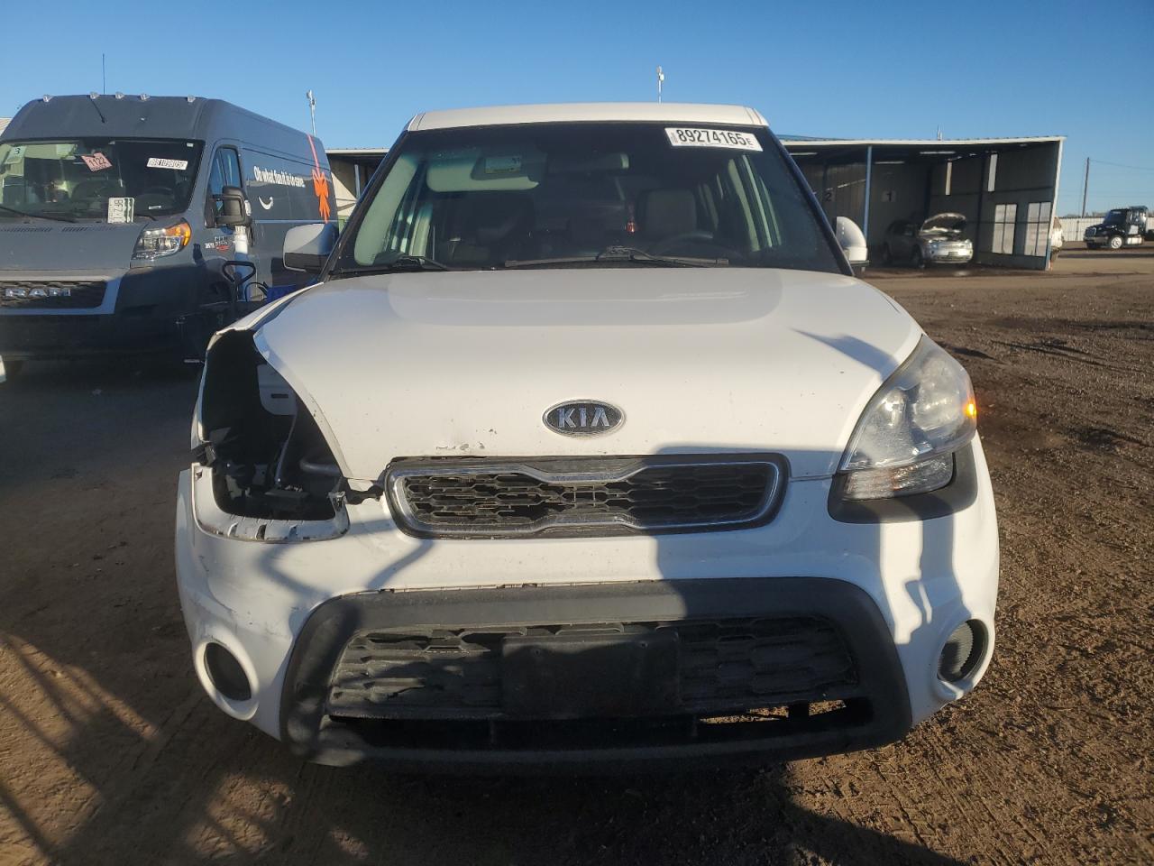 2012 KIA Soul VIN KNDJT2A52C7474142 Copart auction photo, front end damage thumbnail 5