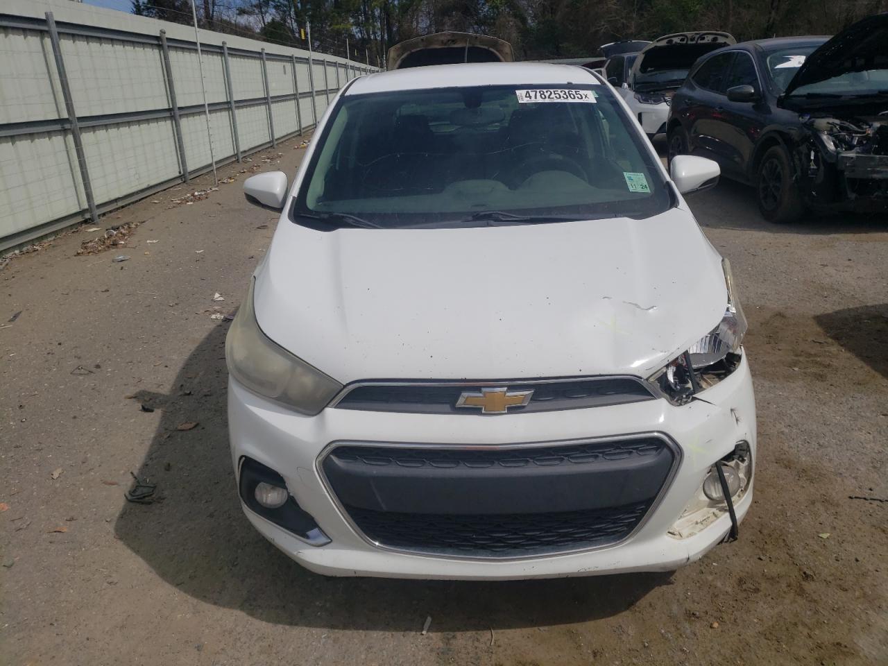 2016 Chevrolet Spark VIN KL8CD6SAXGC596679 Copart auction photo, front end damage thumbnail 5