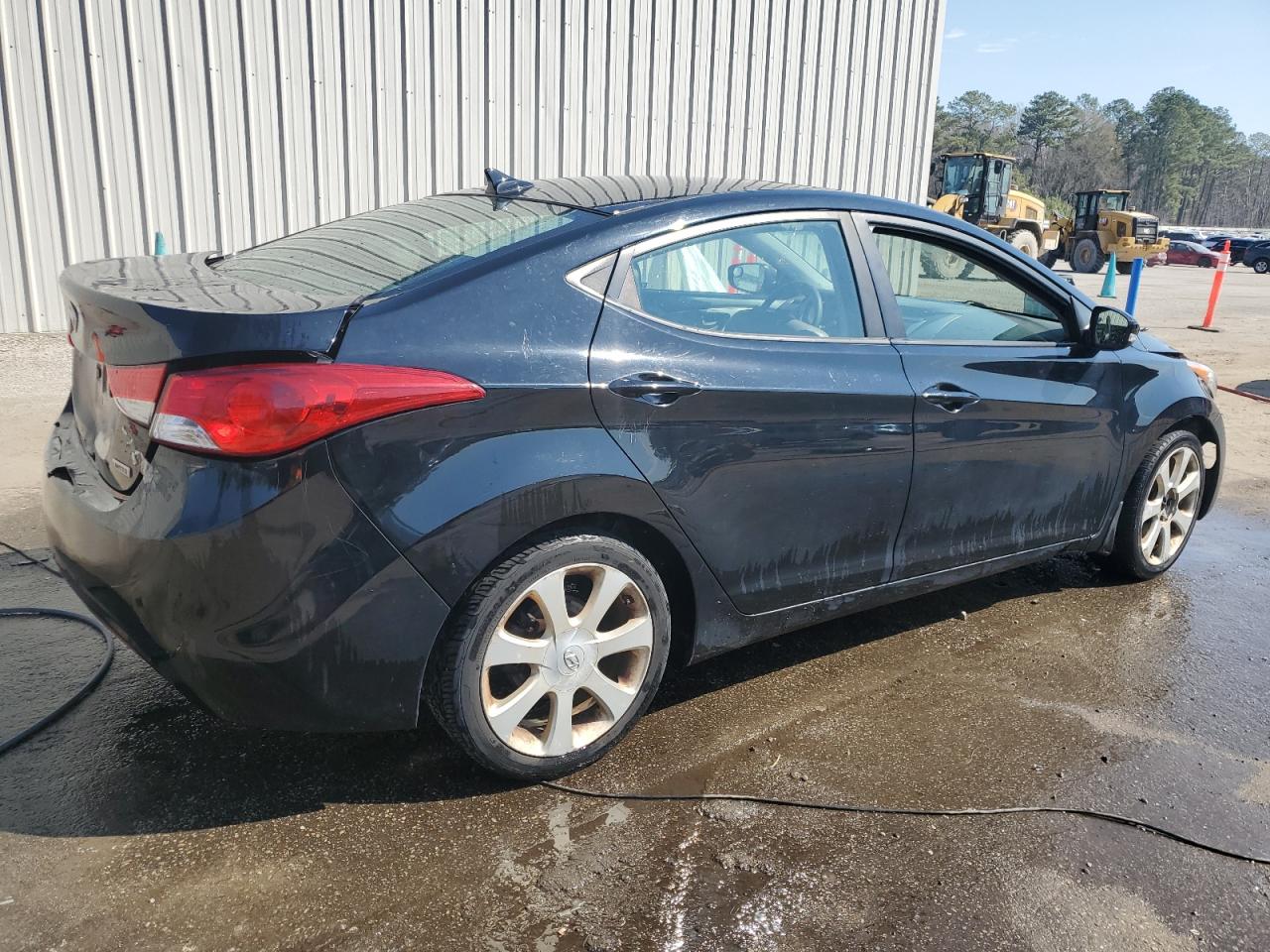 2012 Hyundai Elantra VIN 5NPDH4AE0CH112462 Copart auction photo, front end / rear end damage thumbnail 3