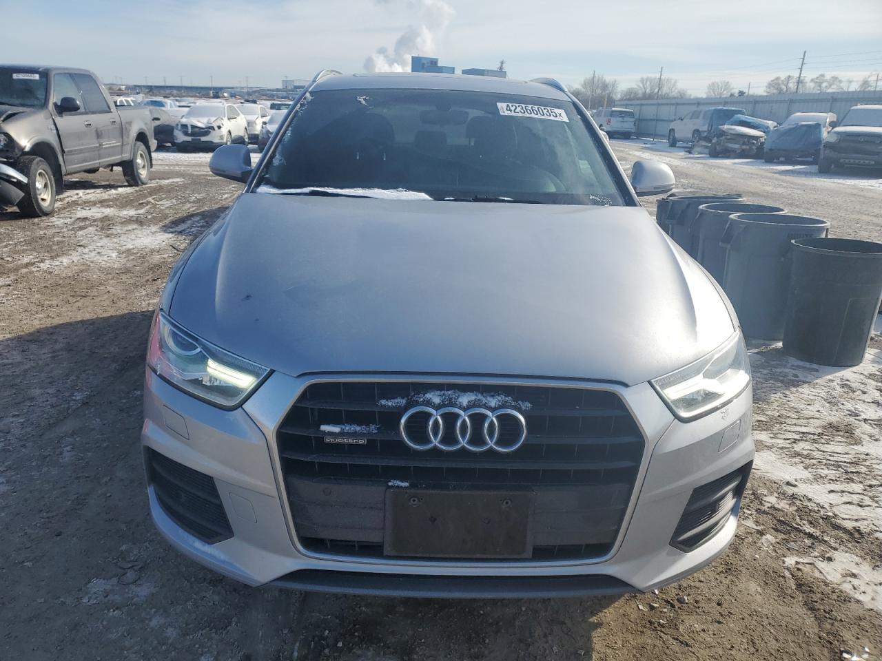 2017 Audi Q3 VIN WA1ECCFS7HR005088 Copart auction photo, rear end damage thumbnail 5
