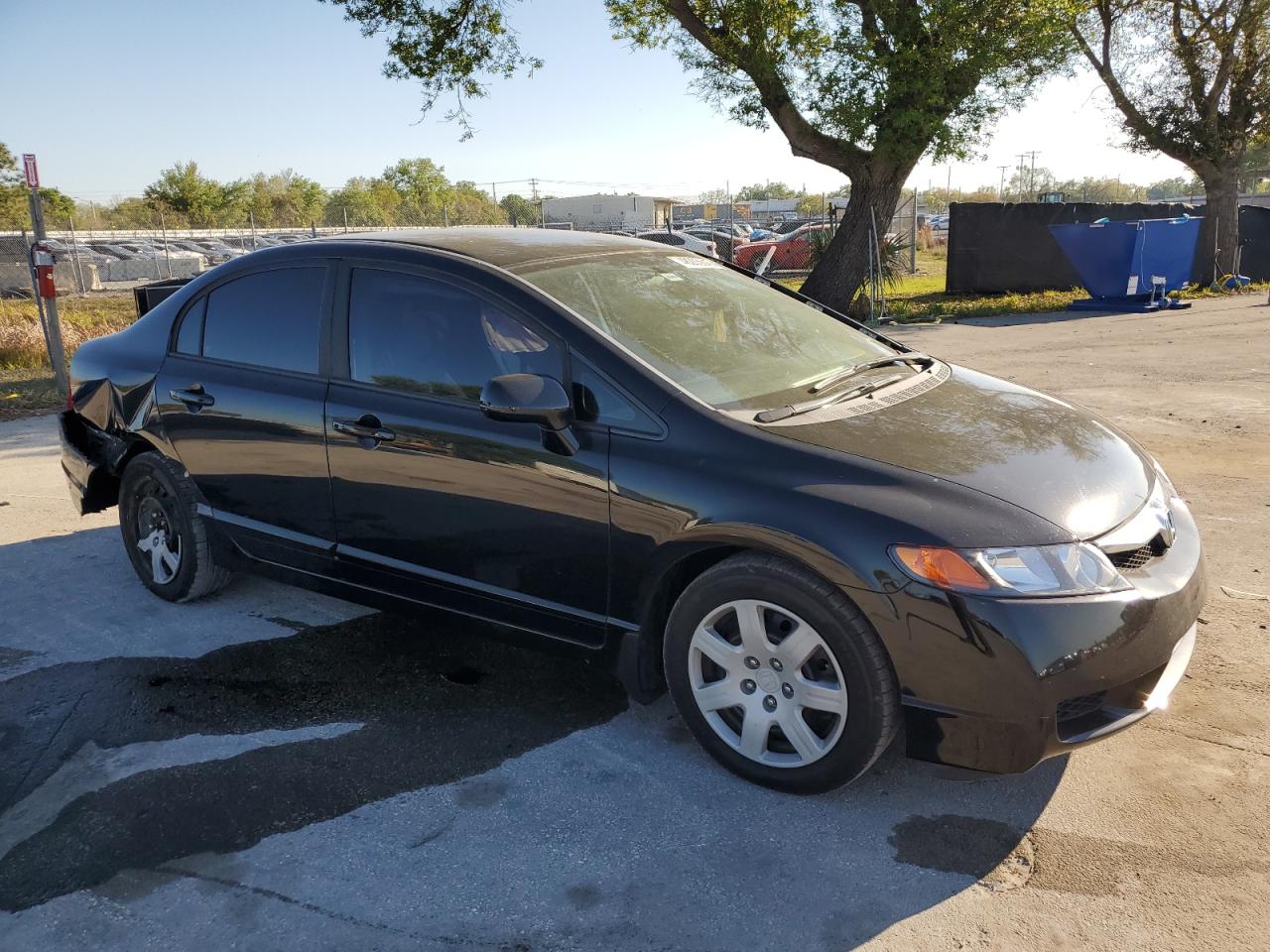 2009 Honda Civic VIN 1HGFA16509L008547 Copart auction photo, rear end damage thumbnail 4